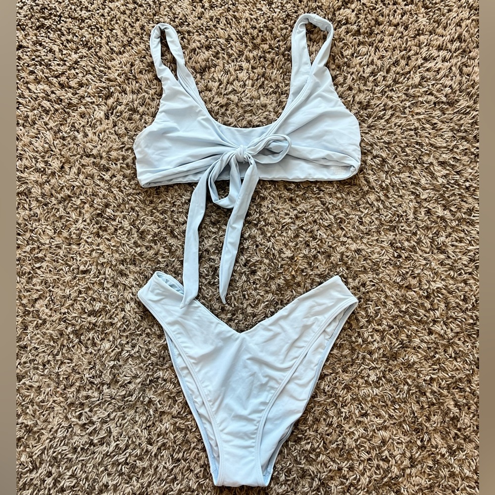 Pacsun tie too high waisted bikii bathing suit